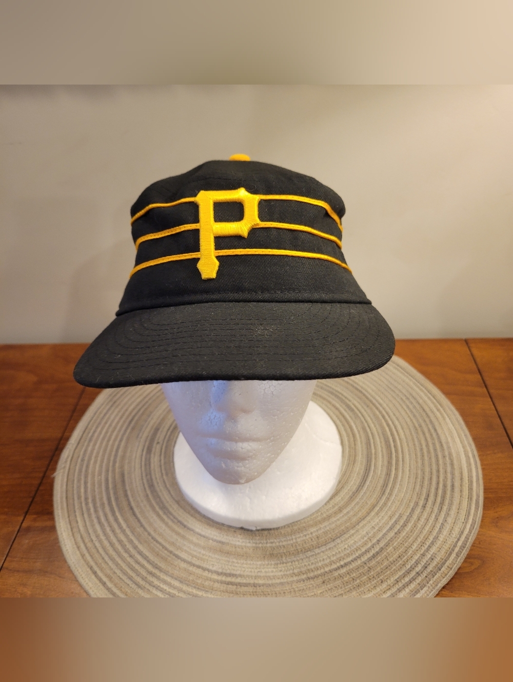 ▪️🟡EUC~ PITTSBURGH PIRATES VINTAGE PILLBOX Baseball Cap